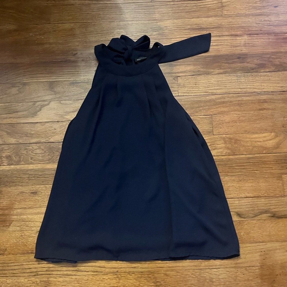 Navy Halter Top